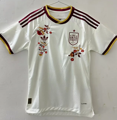 2026 Spain Away floral embroidery Soccer Jersey